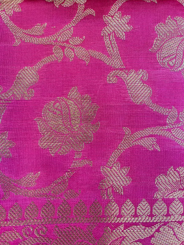 Beige_Art_Silk_Floral_Zari_Booti_Contrast_Banarasi_Suit_with_Magenta_Dupatta_625AJ_TPT46