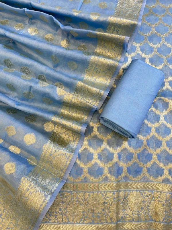 Blue_Pure_Cotton_Dyable_Zari_Geometrical_Jaal_Banarasi_Suit_11IM_PCD3
