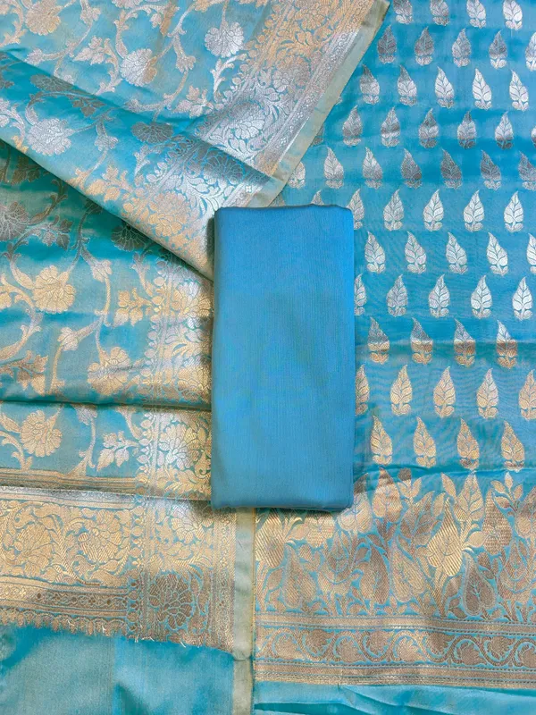 Sky_Blue_Semi_Silk_Floral_Zari_Booti_Banarasi_3_pcs_Suit_Set_900AJ_SK15