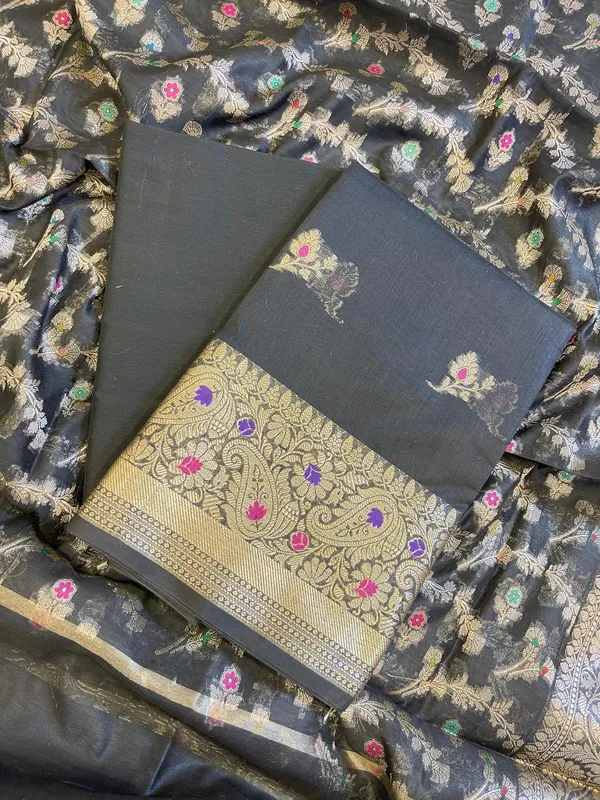 Black_Cotton_Resham_Mina_Floral_Booti_Paisley_Mina_Border_Banarasi_Suit_625SHL_CT24