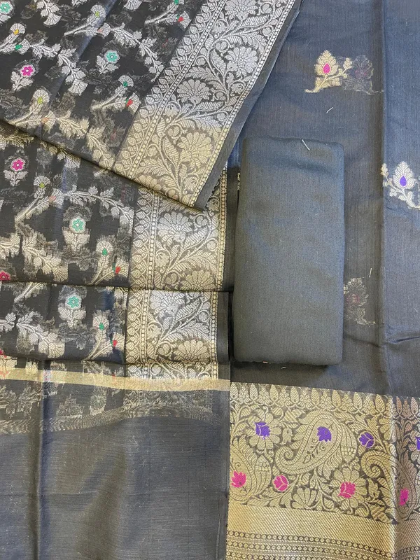 Black_Cotton_Resham_Mina_Floral_Booti_Paisley_Mina_Border_Banarasi_Suit_625SHL_CT24