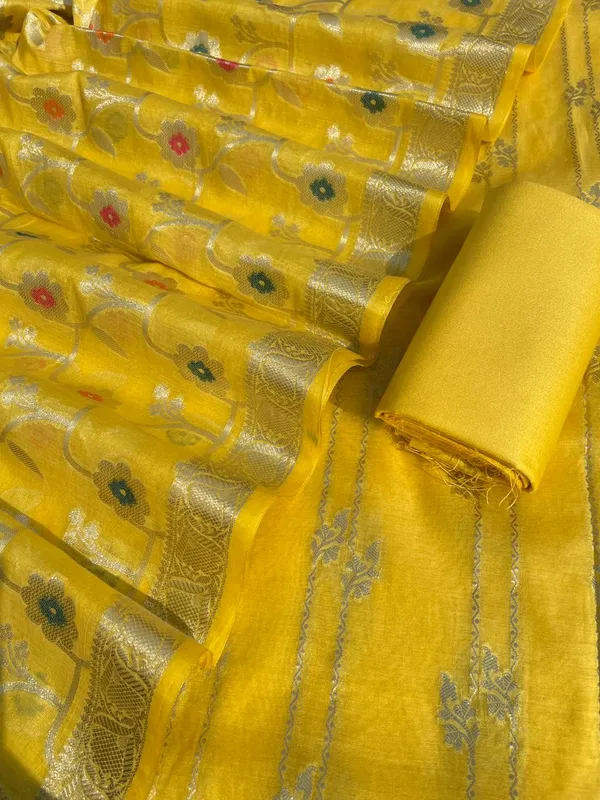 Gold_Palm_Silk_Stripe_Zari_Banarsi_Suit_with_Floral_Zari_Mina_Jaal_Dupatta_1100SKL_PS8