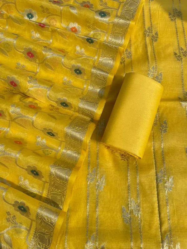 Gold_Palm_Silk_Stripe_Zari_Banarsi_Suit_with_Floral_Zari_Mina_Jaal_Dupatta_1100SKL_PS8