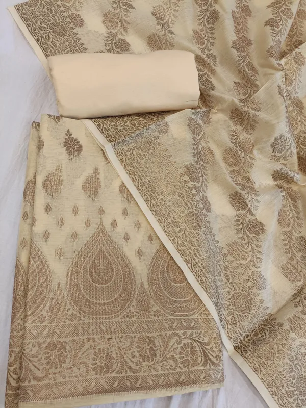 Yellow_Cotton_Alfi_Zari_Booti_Banarasi_3_pcs_Suit_Set_525IM_CTN18