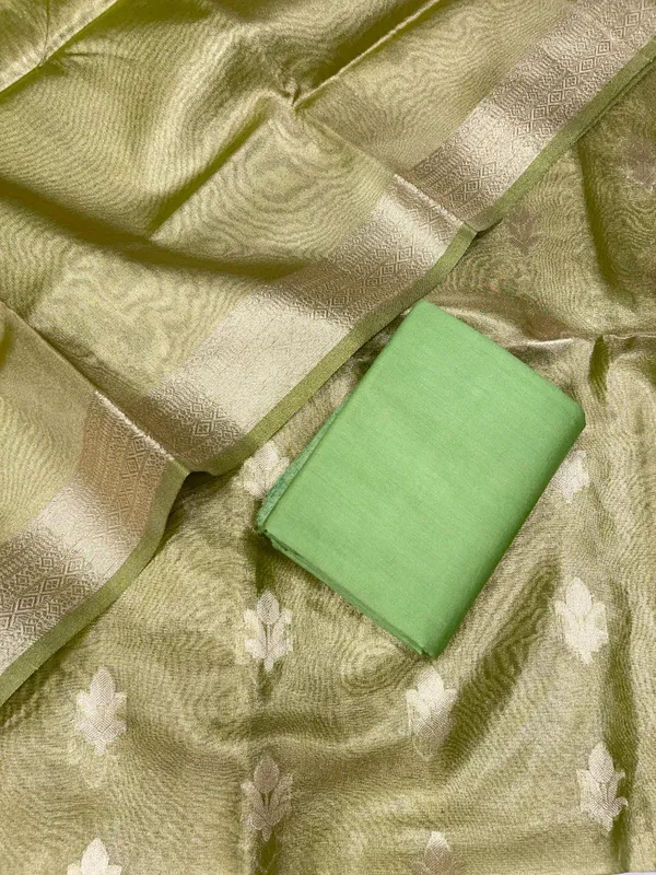 Green_Tissue_Silk_Zari_Booti_With_Border_Dupatta_Banarasi_3_Pcs_Suit_Set_Skl_Tsu23