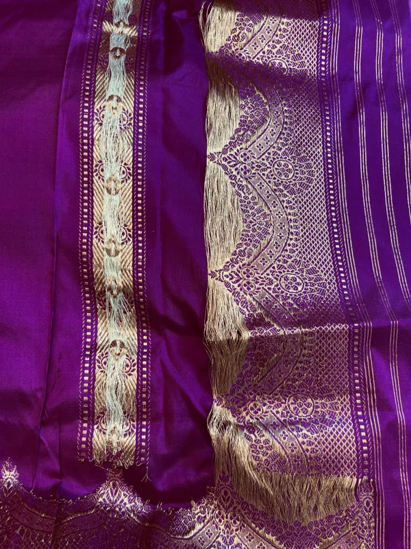 Pure_Handloom_Purple_Katan_Silk_Silver_Zari_Booti_Kadhwa_Banarasi_3_pcs_Suit_Set_14000PR_KS3