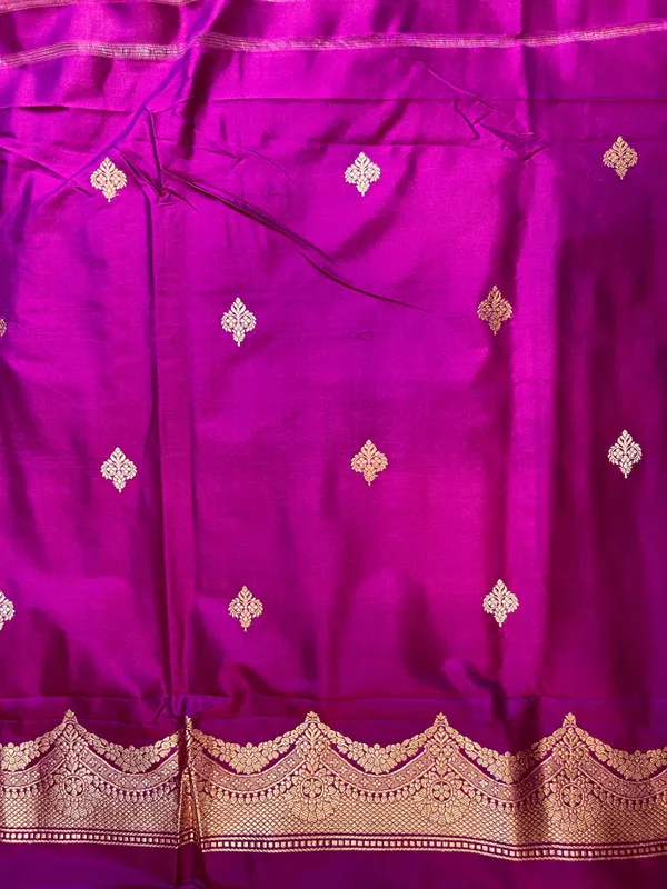 Pure_Handloom_Purple_Katan_Silk_Silver_Zari_Booti_Kadhwa_Banarasi_3_pcs_Suit_Set_14000PR_KS3