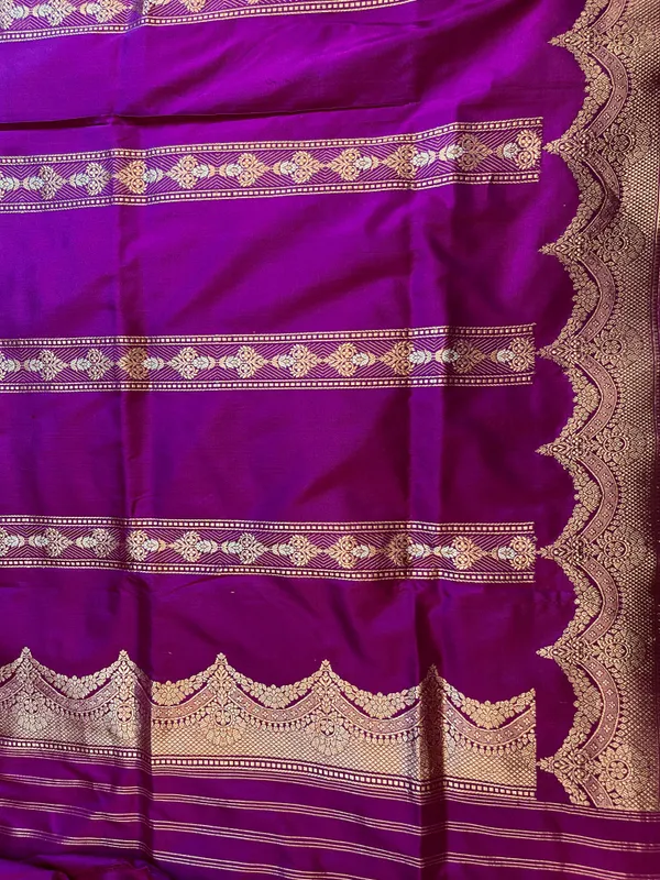 Pure_Handloom_Purple_Katan_Silk_Silver_Zari_Booti_Kadhwa_Banarasi_3_pcs_Suit_Set_14000PR_KS3