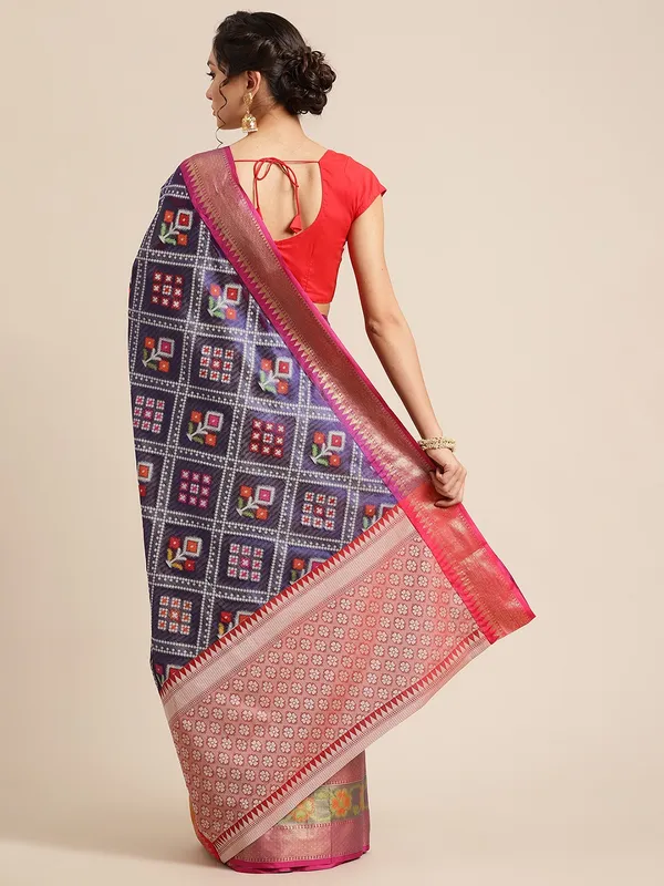 Blue_Art_Silk_Banarasi_Sarees_For_Women_GEASF_25