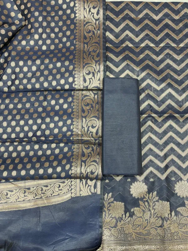 Navy_Blue_Cotton_Silk_Zig-Zag_Banarasi_3_pcs_Suit_Set_675JVC_124