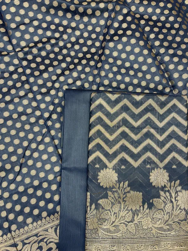 Navy_Blue_Cotton_Silk_Zig-Zag_Banarasi_3_pcs_Suit_Set_675JVC_124