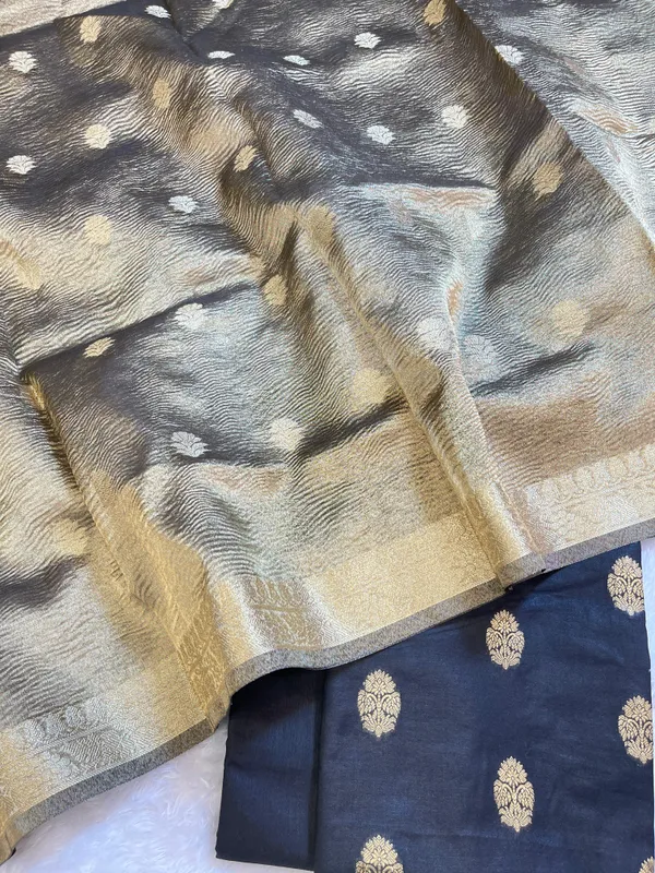 Black_Pure_Mercerise_Silk_Banarasi_3_pcs_Suit_Set_with_Crush_Tissue_Dupatta_1000SKL_PM9