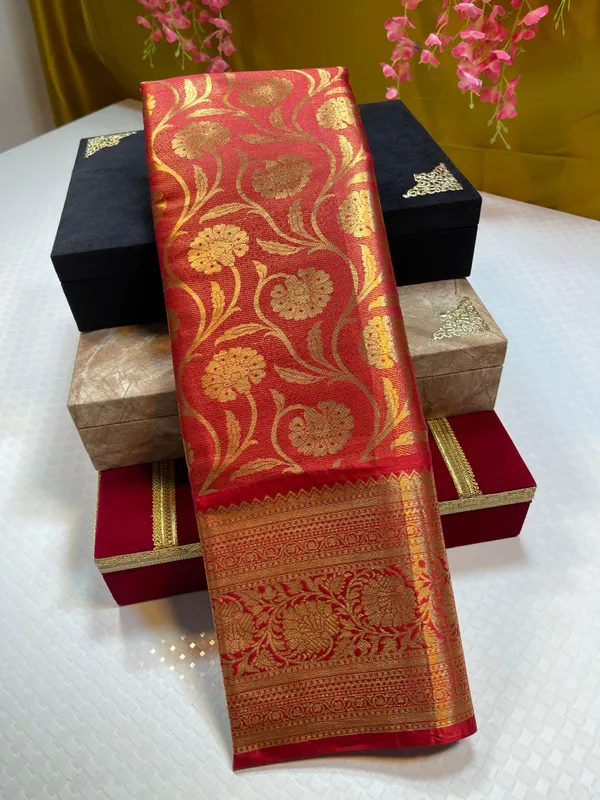 Red_Semi_Kanchi_Silk_Banarasi_Saree_MS_SK2