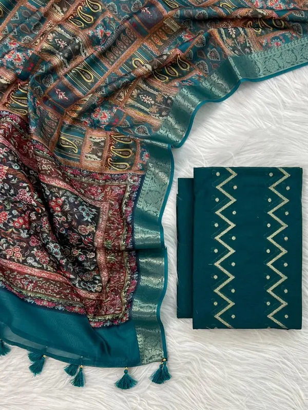 Seagreen_Mercerised_Zari_Zig-Zag_Chanderi_Silk_Banarasi_Suit_with_Digital_Print_Zari_Border_10SKL_MC8