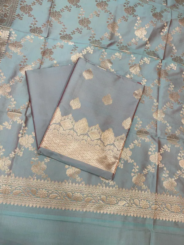 Seagreen_Semi_Katan_Silk_Handloom_Banarasi_3_pcs_Suit_Set_MUB_SK97