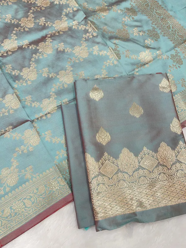 Seagreen_Semi_Katan_Silk_Handloom_Banarasi_3_pcs_Suit_Set_MUB_SK97