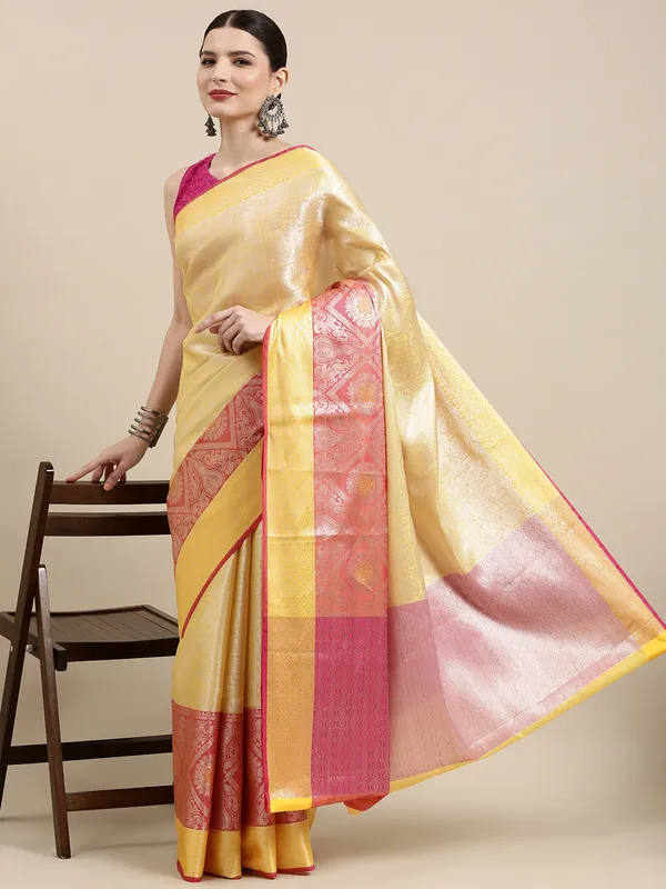 Gold_Kanjeevaram_Banarasi_Sarees_For_Women_GEMA10