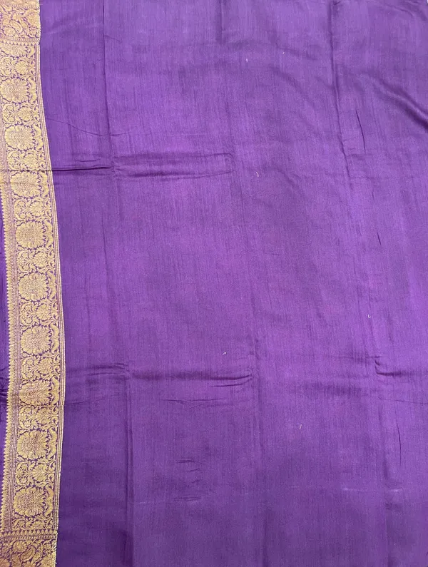 Humairah_Pure_Handloom_Purple_Munga_Silk_Floral_Copper_Zari_Minakari_Booti_and_Floral_Zari_Jaal_Banarasi_Pallu_Zari_Border_and_Purple_Blouse