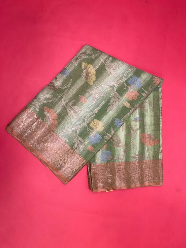 Green_Matka_Silk/Silk_Blend_Banarasi_Sarees_For_Women_GEMTKSLK_98_G