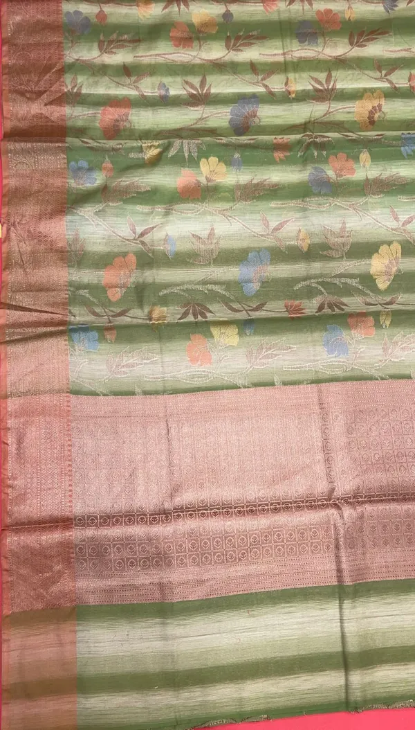 Green_Matka_Silk/Silk_Blend_Banarasi_Sarees_For_Women_GEMTKSLK_98_G