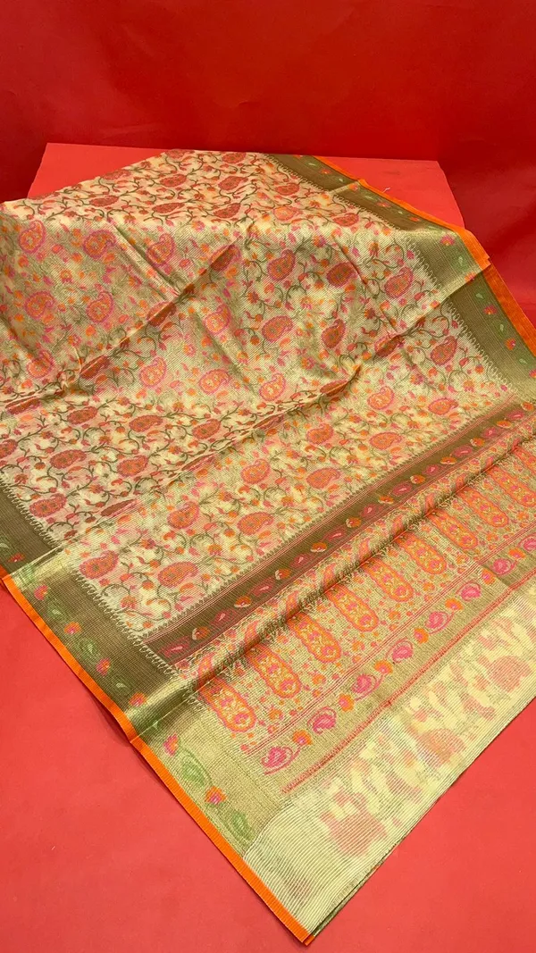Beige_Cotton_Blend_Banarasi_Sarees_For_Women_GEASF_713