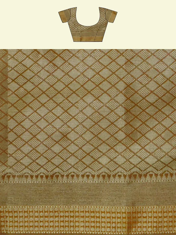 Beige_Cotton_Blend_Banarasi_Sarees_For_Women_GEASF_713