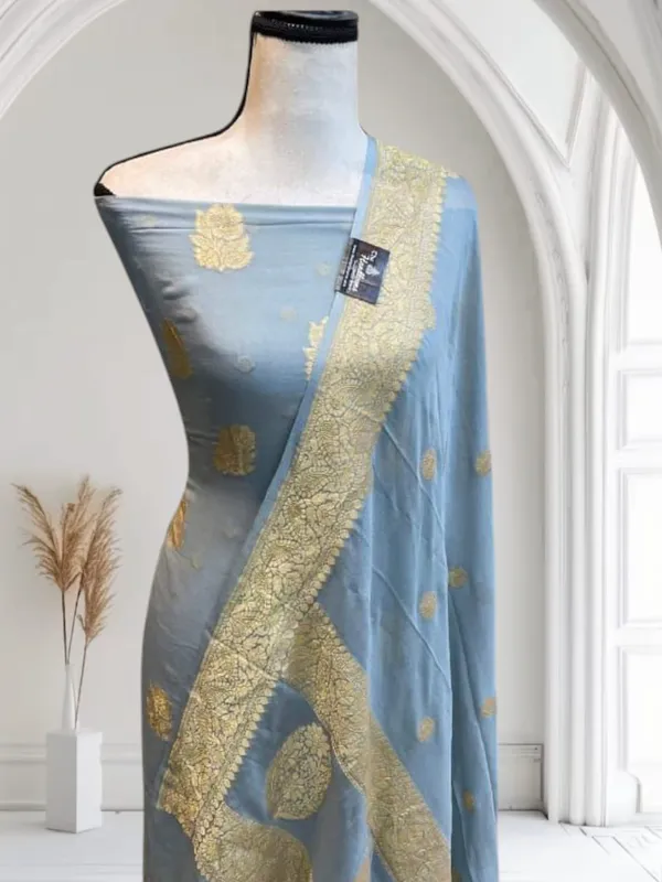 Sky_Blue_Pure_Handloom_Khaddi_Georgette_Nimzari_Floral_Boota_Banarasi_Suit_Set_6200SKL_KG5