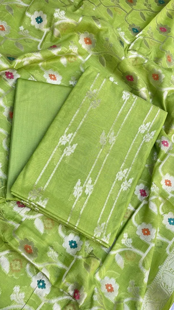 Green_Palm_Silk_Stripe_Zari_Banarsi_Suit_with_Floral_Zari_Mina_Jaal_Dupatta_1100SKL_PS5