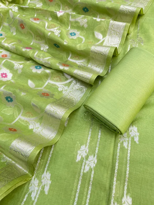 Green_Palm_Silk_Stripe_Zari_Banarsi_Suit_with_Floral_Zari_Mina_Jaal_Dupatta_1100SKL_PS5
