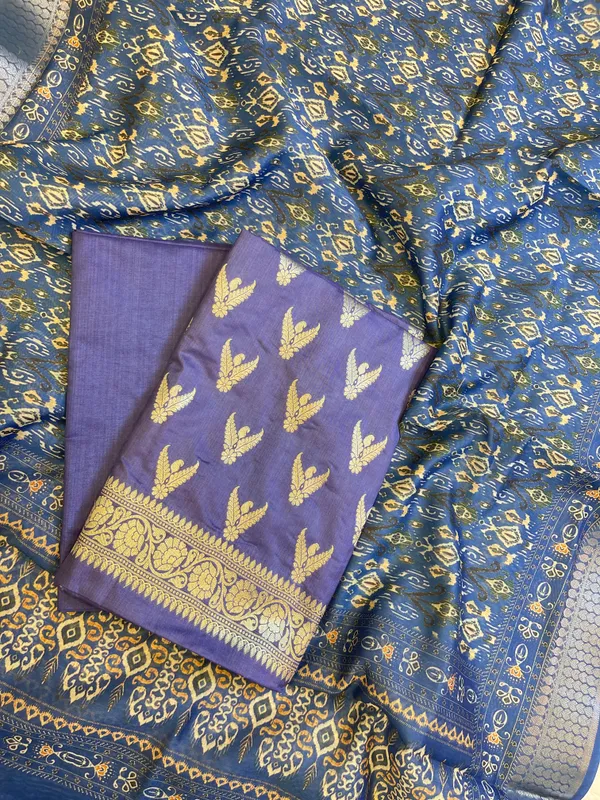 Violet_Blue_Katan_Silk_Zari_Zig-Zag_with_Cotton_Print_Dupatta_Banarasi_3_pcs_Suit_Set_1500AJ_KCP20