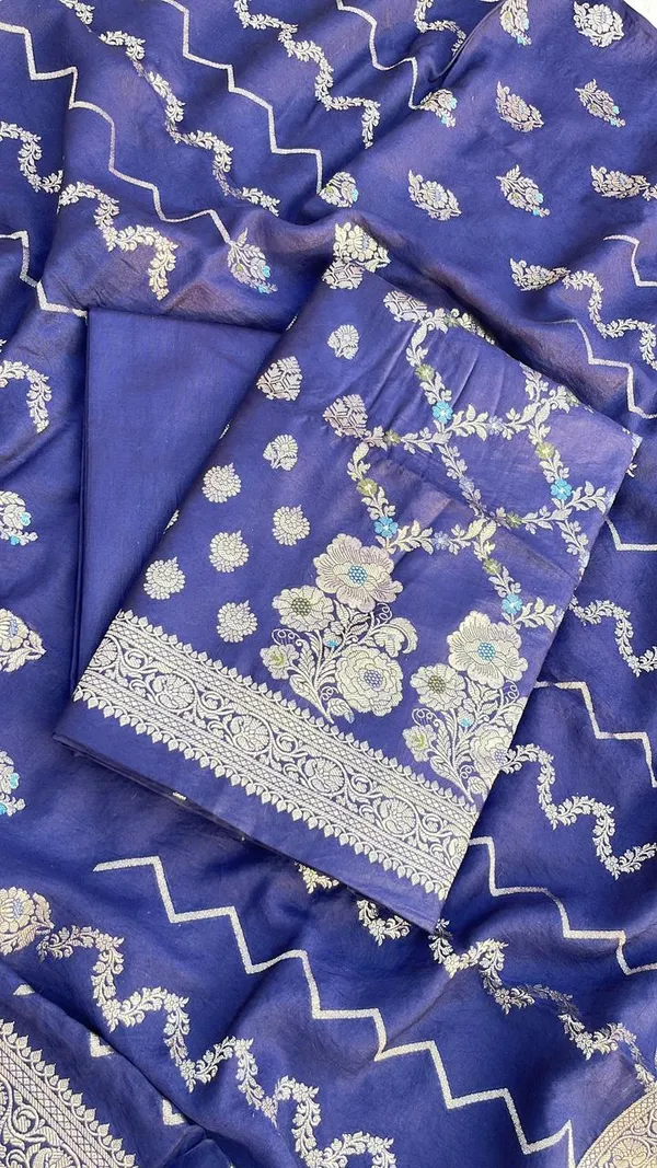 Navy_Blue_Soft_Viscose_Silk_Mina_Zari_Boota_Banarasi_Suit_with_Zig-Zag_Stripe_Dupatta_1075BFS_SV15