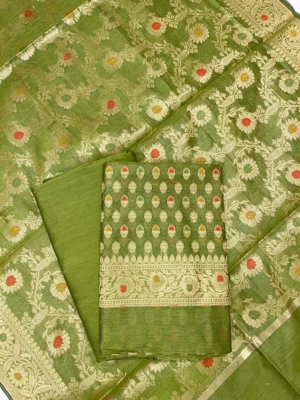 Green_Cotton_Silk_Banarasi_3_pcs_Suit_Set_680ASD_CS37