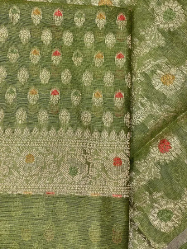 Green_Cotton_Silk_Banarasi_3_pcs_Suit_Set_680ASD_CS37