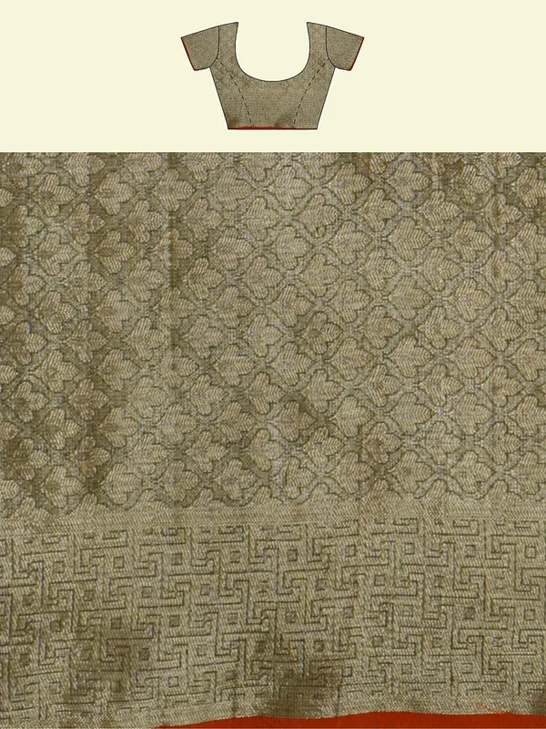 Grey_Cotton_Blend_Banarasi_Sarees_For_Women_GEASF_760