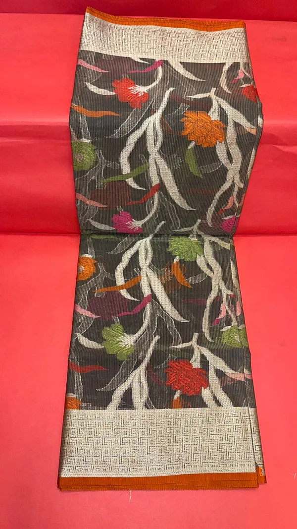 Grey_Cotton_Blend_Banarasi_Sarees_For_Women_GEASF_760