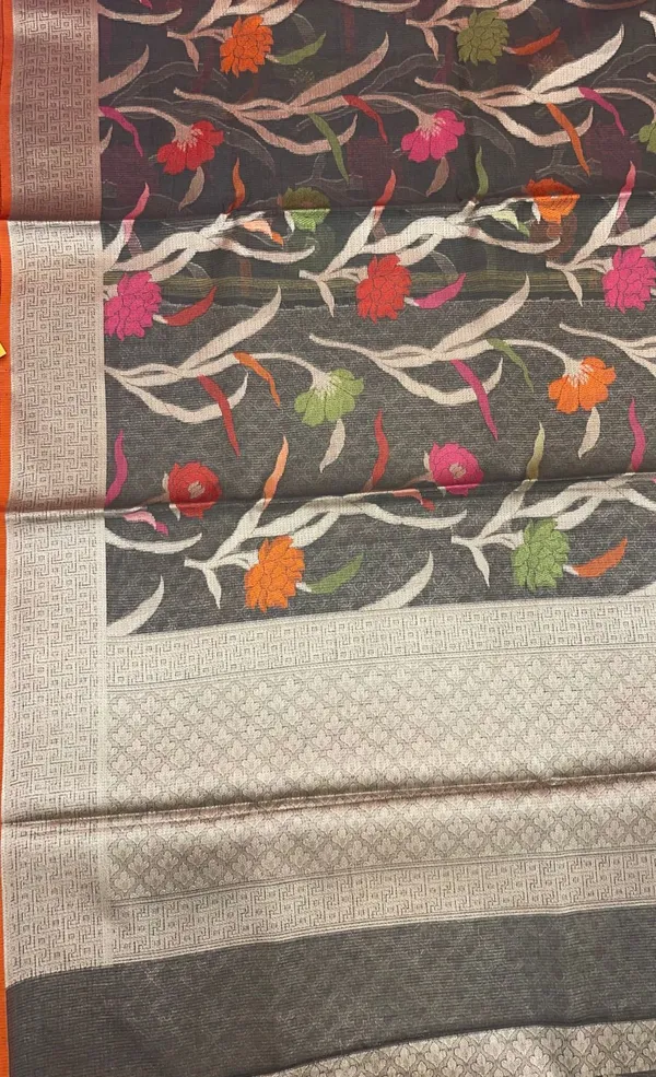 Grey_Cotton_Blend_Banarasi_Sarees_For_Women_GEASF_760