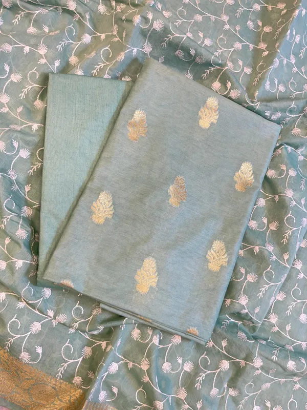 Light_Blue_Mercerise_Silk_Floral_Zari_Booti_with_Embroidery_Dupatta_Banarasi_Suit_11SKL_MSRS7