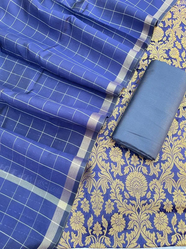 Blue_Katan_Silk_Brocade_Kimkhab_Banarasi_Suit_850SKL_KB1