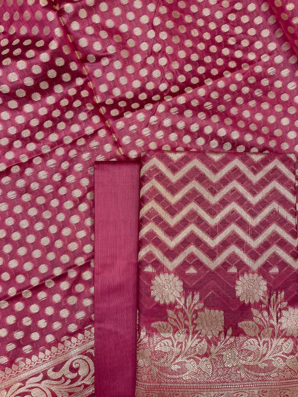 Magenta_Cotton_Silk_Zig-Zag_Banarasi_3_pcs_Suit_Set_675JVC_122