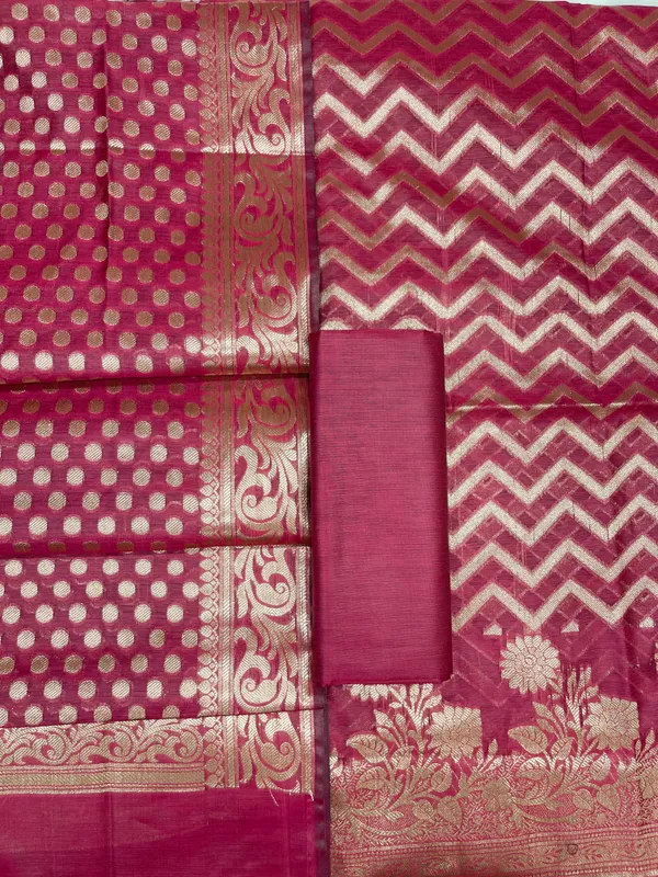 Magenta_Cotton_Silk_Zig-Zag_Banarasi_3_pcs_Suit_Set_675JVC_122