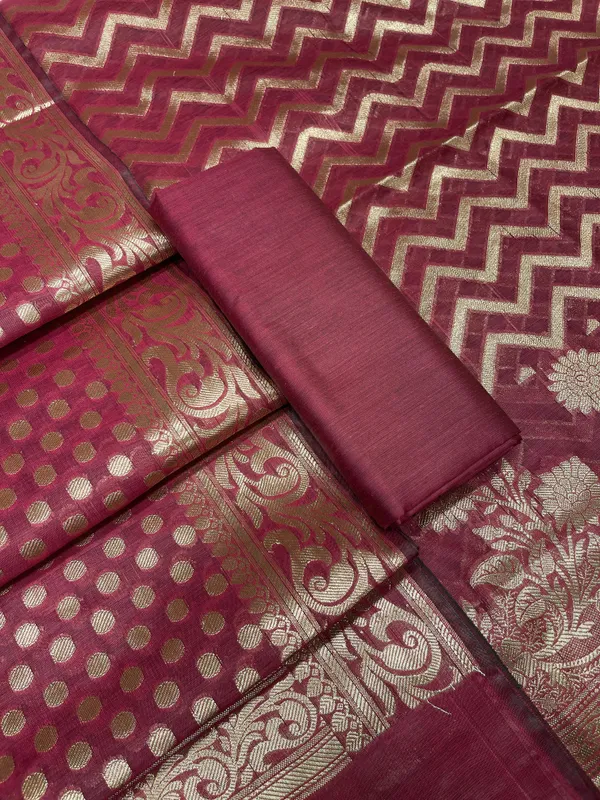 Magenta_Cotton_Silk_Zig-Zag_Banarasi_3_pcs_Suit_Set_675JVC_122