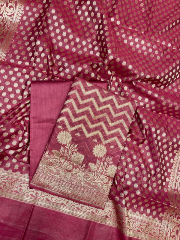 Magenta_Cotton_Silk_Zig-Zag_Banarasi_3_pcs_Suit_Set_675JVC_122