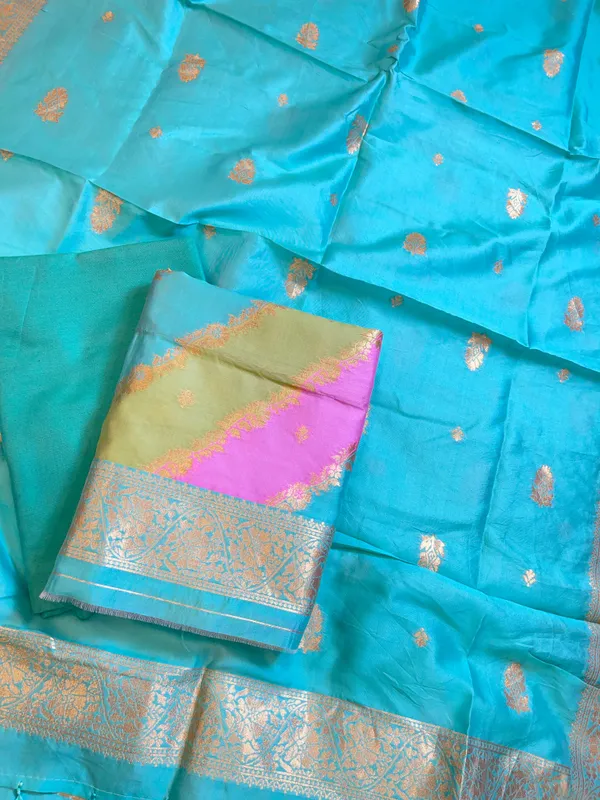 Rangkaat_Art_Silk_Banarasi_3_pcs_Suit_Set__with_Contrast_Turqouise_Blue_Dupatta_650SKL_RNG5