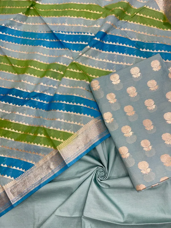 Sky_Blue_Pure_Cotton_Handbrush_Dupatta_Banarasi_3_pcs_Suit_Set_IM_PCHBK2