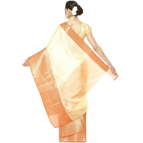 Cream_Art_Silk/Tanchoi_Banarasi_Sarees_For_Women_GEBC15