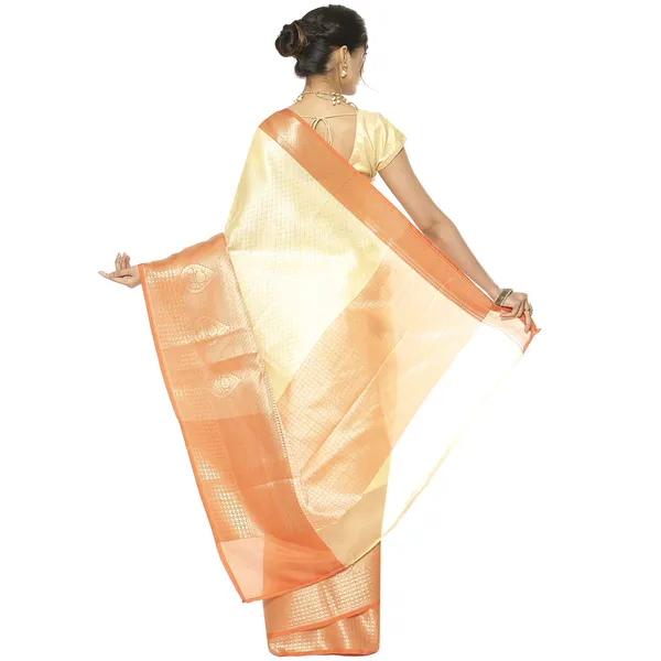 Cream_Art_Silk/Tanchoi_Banarasi_Sarees_For_Women_GEBC15