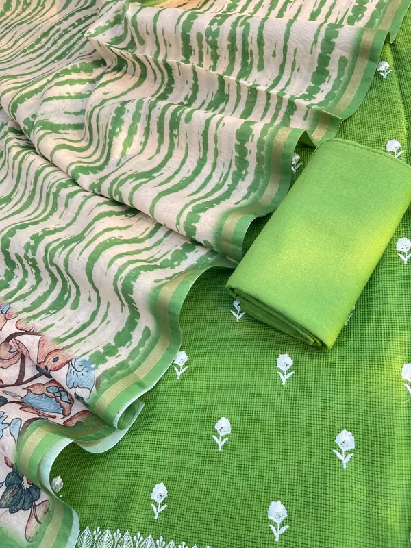 Green_Kota_Check_Embroidery_Resham_Booti_with_Digital_Print_Dupatta_1100SKL_MKC4