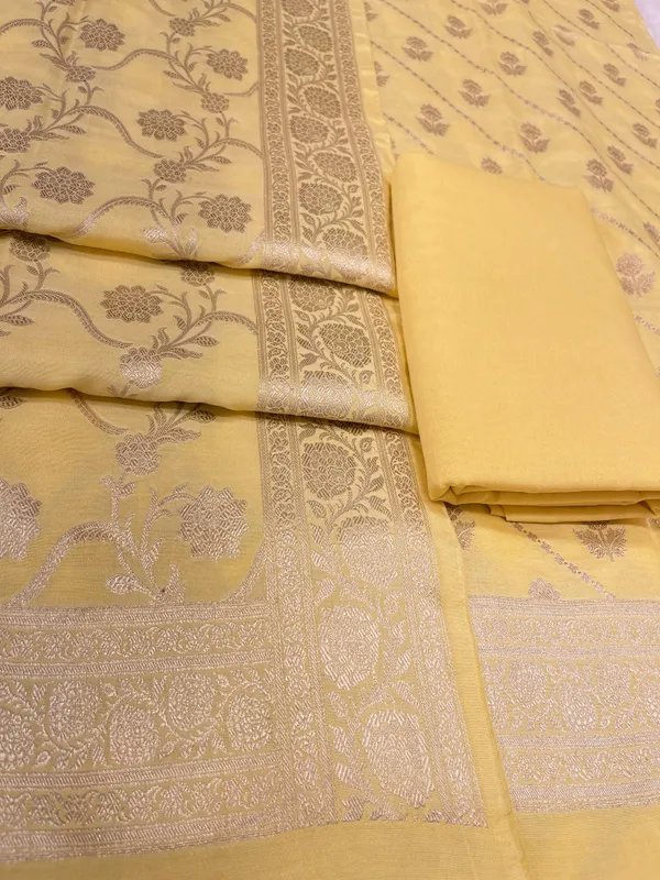 Puresilk_Handloom_Yellow_Modal_Silk_Banarasi_3_pcs_Suit_Set_RHN_MDL3