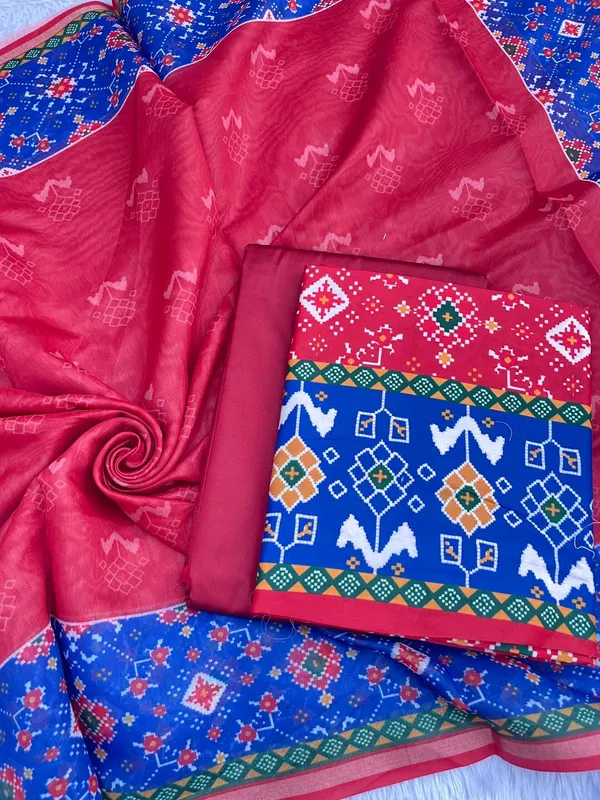 Maroon_Cotton_Patola_Print_Contrast_Blue_Border_Banarasi_Suit_with_Digital_Printed_Dupatta_850SKL_CP1