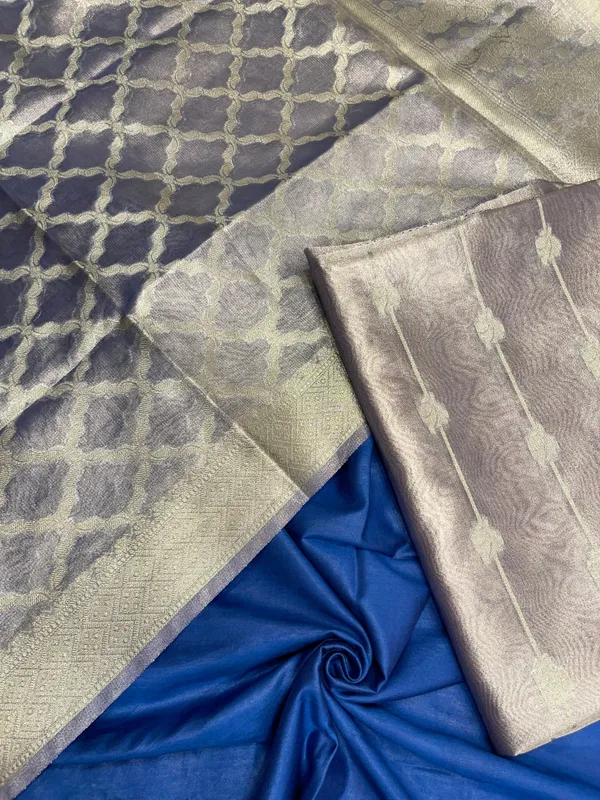 Humairah_Blue_Tissue_Silk_Floral_Zari_Stripe_Booti_3_pcs_Suit_Set_with_Plain_Bottom_and_Floral_Zari_Booti_Jaal_Blue_Dupatta